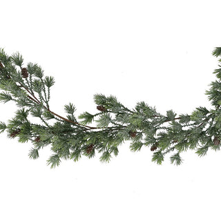 Fir Icy Garland with Mini Pine Cones