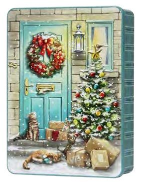 Cats by Door Tin Asrt Biscuit  300g