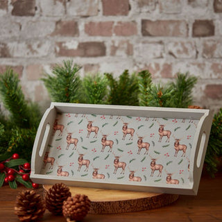 Frestive Stag Wooden Tray