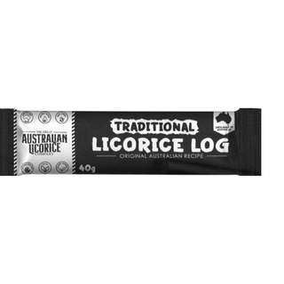 Traditional Soft Eating Licorice Log 40g