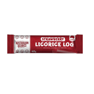 Strawberry Soft Eating Licorice Log
