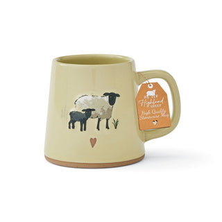 Highland Sheep Conical Mug Sage