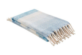 Ortonby Newport Blue Throw