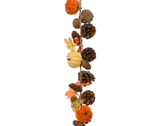 Acorn, Leaf & Pumpkin Garland 1.5m