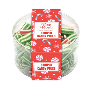 Striped Candy Poles Gift Tub