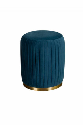 Pleated Stool Teal