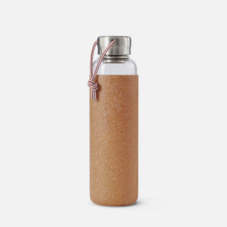 Glass Water Bottle - Almond