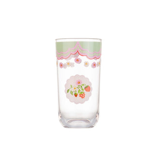 Strawberry Picnic Hiball Glass