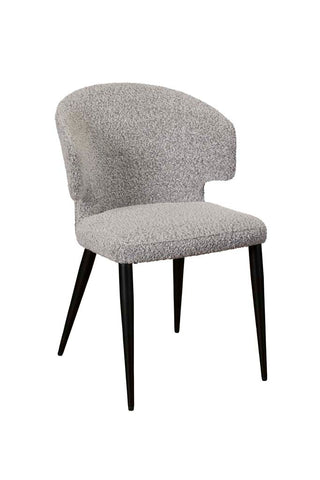 Belle Dining Chair Grey Boucle