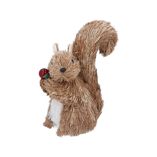 Bristle Squirrel with Red Berry Ornament