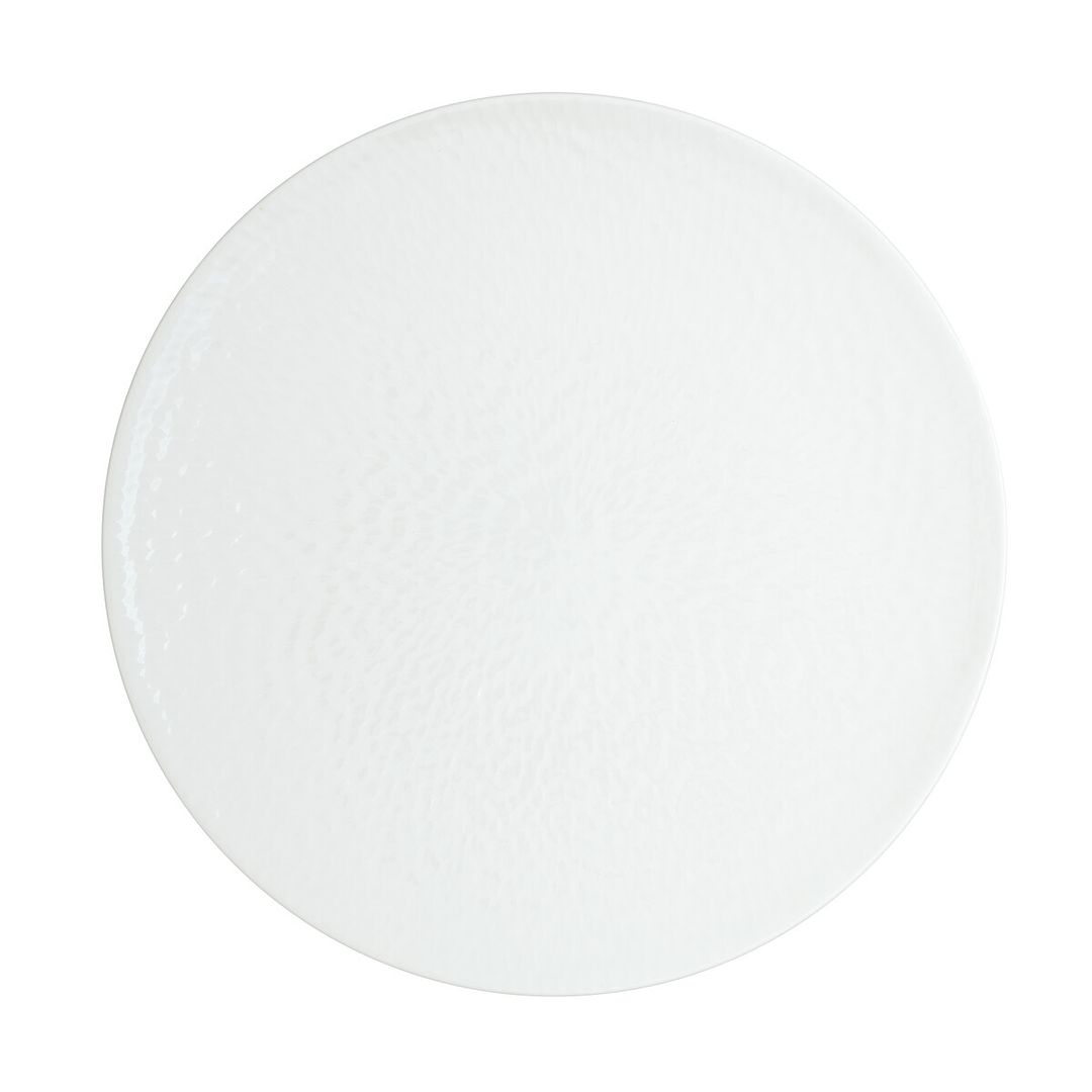 Denby Porcelain Carve White Dinner Plate