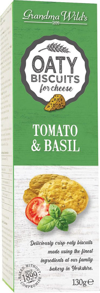 Cheddar Tom & Basil Oaty Biscuit  130g