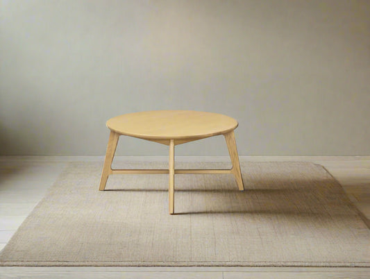 Carrington Round Coffee Table - Oak
