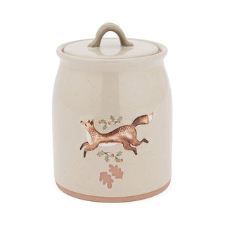 Forest Fable Fox Ceramic Canister