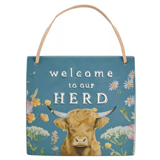 Country Living "Welcome To Our Herd" Plaque