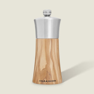 Bromley Olive Wood Pepper Mill