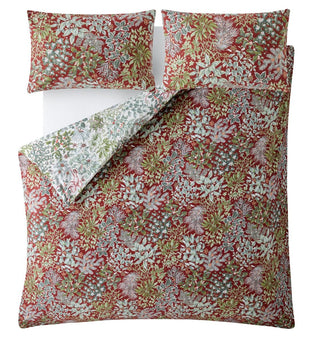 Crossdale Christmas Berries Single Duvet Cover Set, Festive Red