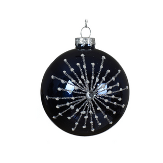 Shiny Night Blue with Starburst Bauble