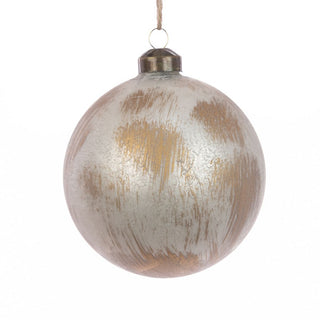 Glass Selene Cream Bauble