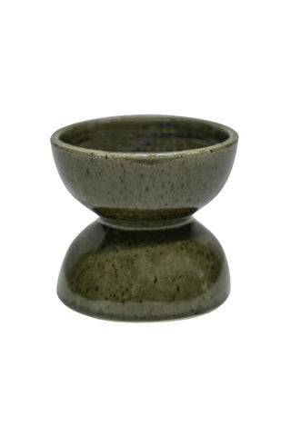 Bowen Pillar Candle Holder Moss H9cm D9cm