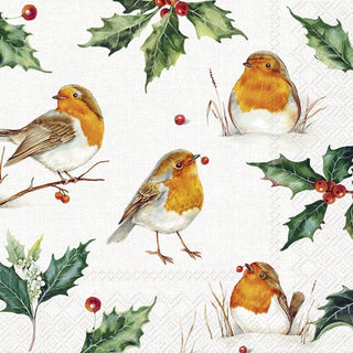 Lexi And Robin Cream Lunch Napkins Lunch Napkins