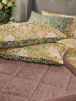 Double Bough Gold Double Duvet Cover Set