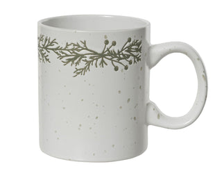 Garland Pattern Flecked Mug
