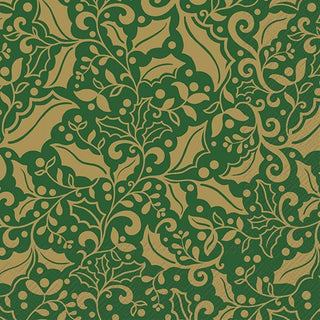 Christmas Sparkle Green Gold Lunch Napkins