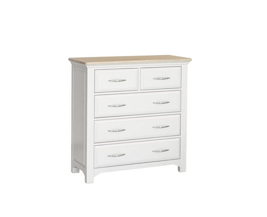 Ella Grey & Oak 5 Drawer Chest