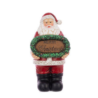 Santa Merry Christmas Sign Ornament