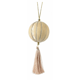 Pearl Velvet with Tassle Bauble