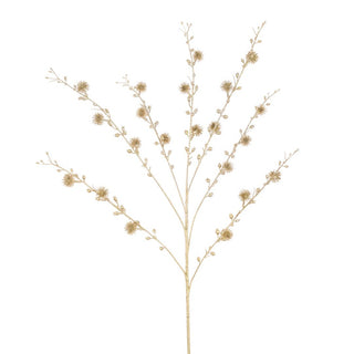 Metallic Thistle Spray 80cm