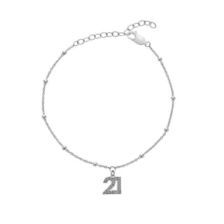 Silver Whisper 21st Bracelet
