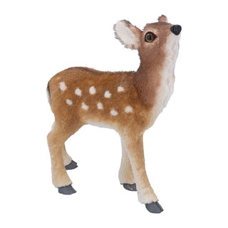 Faux Fur Fawn Ornament