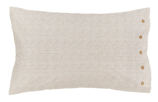 Harun Standard Pillowcase Pair Charcoal & Tan