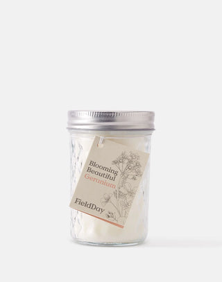 Geranium Jam Jar Candle