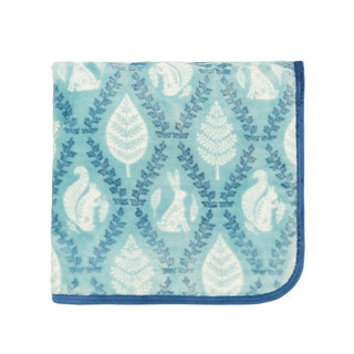 Woodland Trellis Fleece Throw