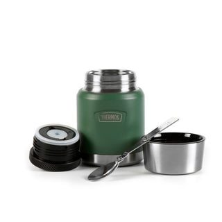 Icon Food Flask 470ml - Rock Cap Green
