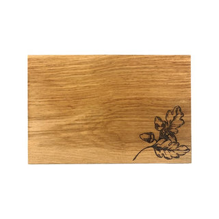 Autumn Acorns Oak Serving Board 30cm