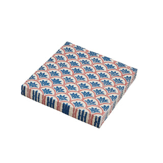 Dawn Paper Napkins Blue/Red