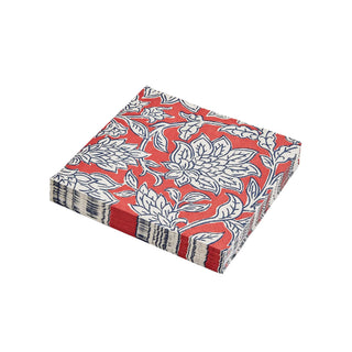 Rowallane Paper Napkins Blue/Red