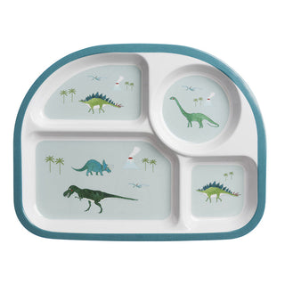 Dinosaurs Children's Melamine Divider Plate