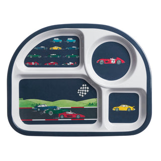 Cars Childrens Melamine Divider Plate (Pack Size 6)