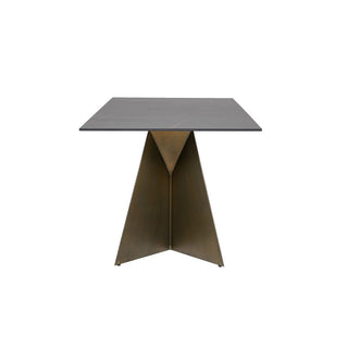 Osiris Stone 1.8m Golden Black Dining Table