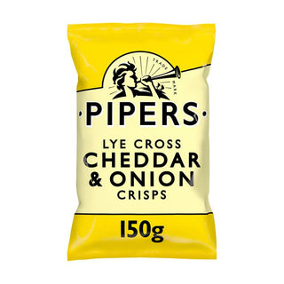 Lye Cross Cheddar & Onion Crisps 150g