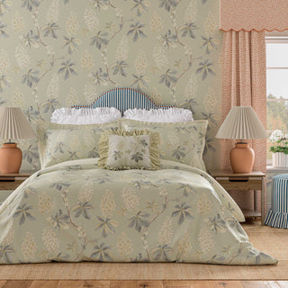 Chesnutt Tree Cushion Grey Blue & Sage