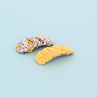 Yellow Polly Hair Clips Set of 2