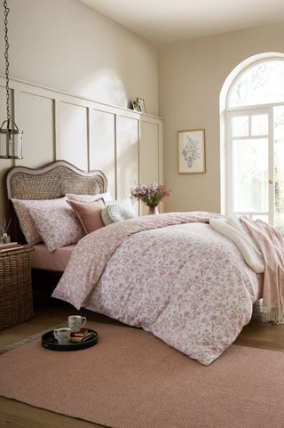 Shepherds Purse Blush Pink Single Duvet Cover Set