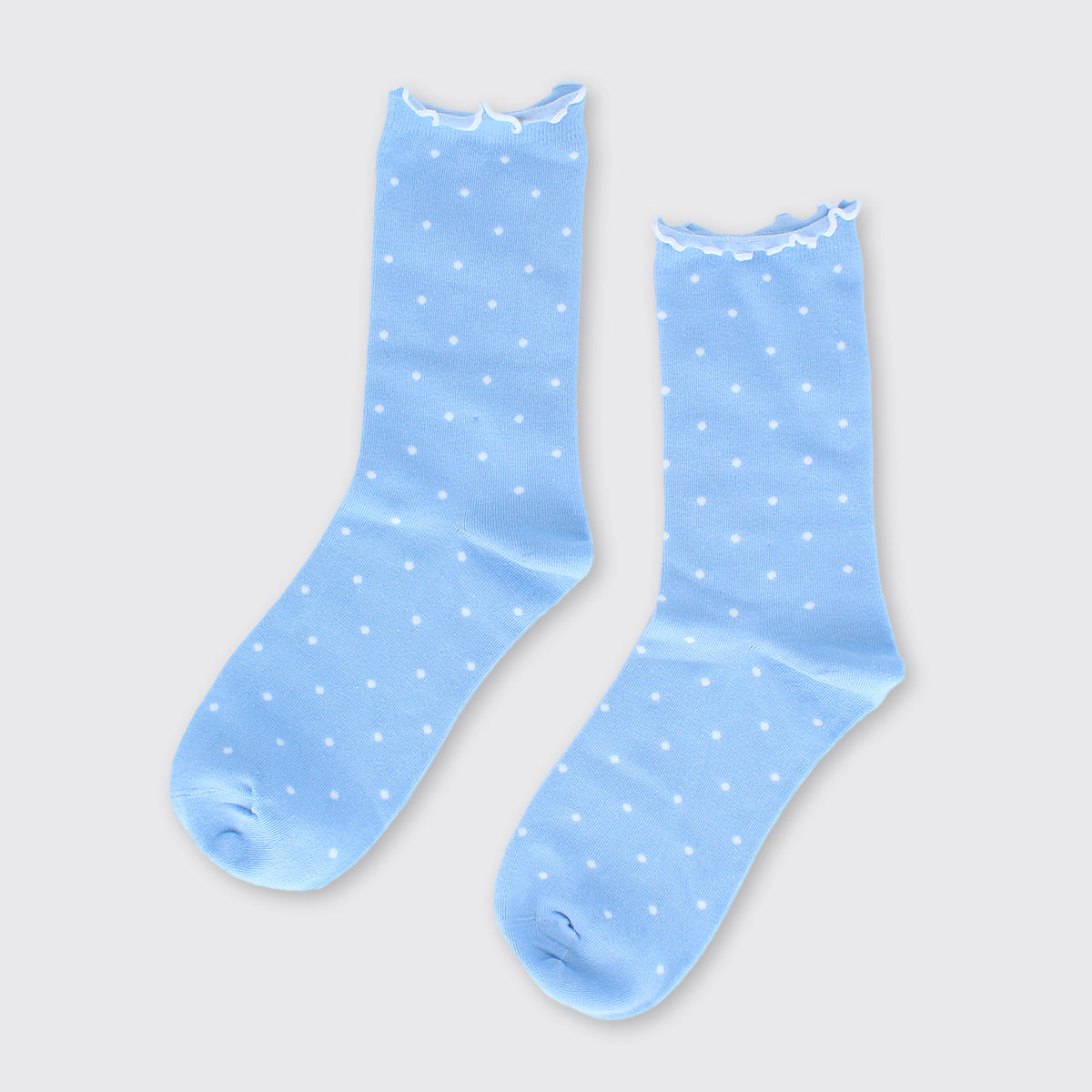 Small Spot Socks Blue