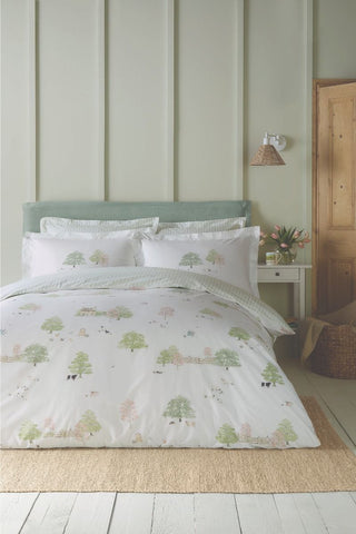 Spring Cottage Green Duvet Cover Set